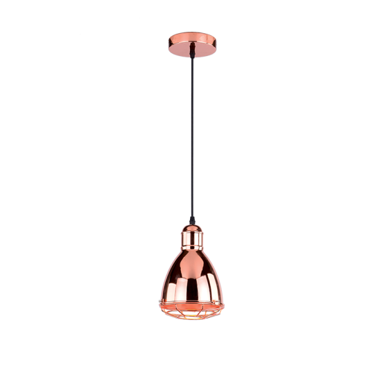 TYLER-1A PENDANT 1XE27 COPPER