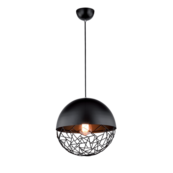 UNION PENDANT 1XE27 BLACK