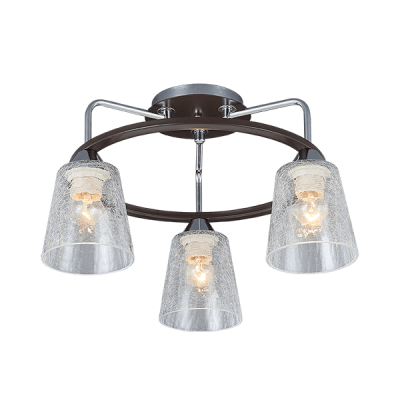 ZORY CHANDELIER 3XЕ27 WENGE/ CHROME