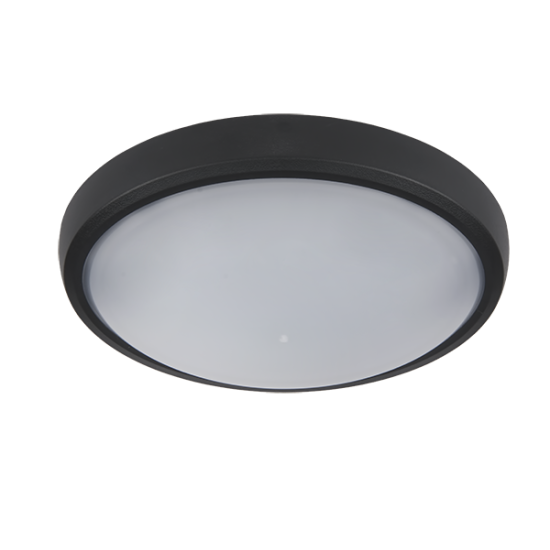 BRLED LED LAMP ROUND 12W 4000K IP54 BLACK