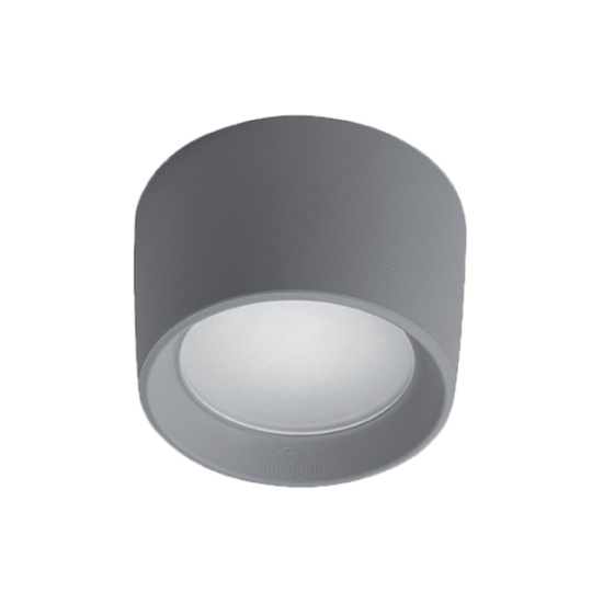 LIVIA 160 LED CEILING LAMP 10W CCT IP55 GREY