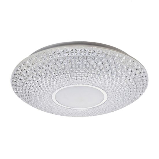 LUCE LED CEILING LAMP 24W WITH REMOTE CHROME