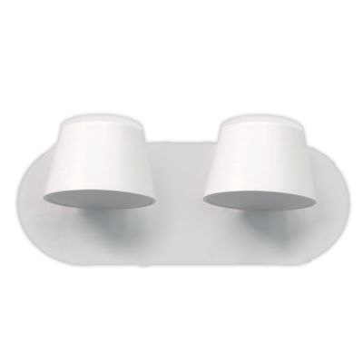 MALIA DOUBLE LED CEILING LAMP 24W 4200K WHITE