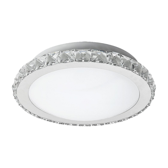 SELENA LED CEILING LAMP 18W WITH REMOTE CHROME