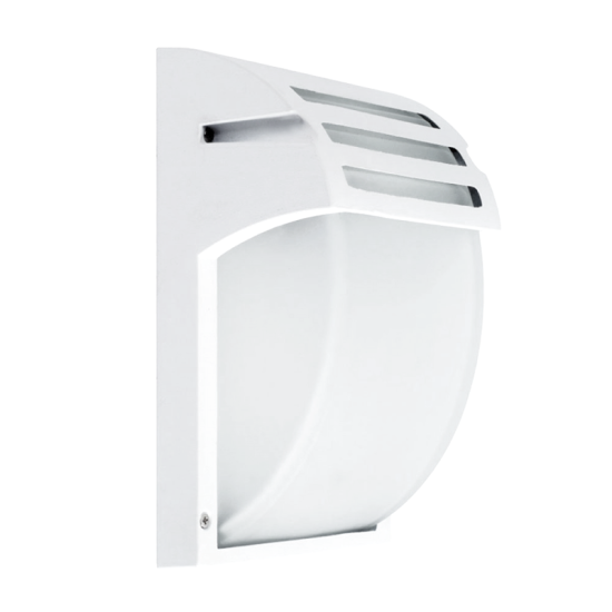 GARDEN WALL LAMP E27 IP44 WHITE