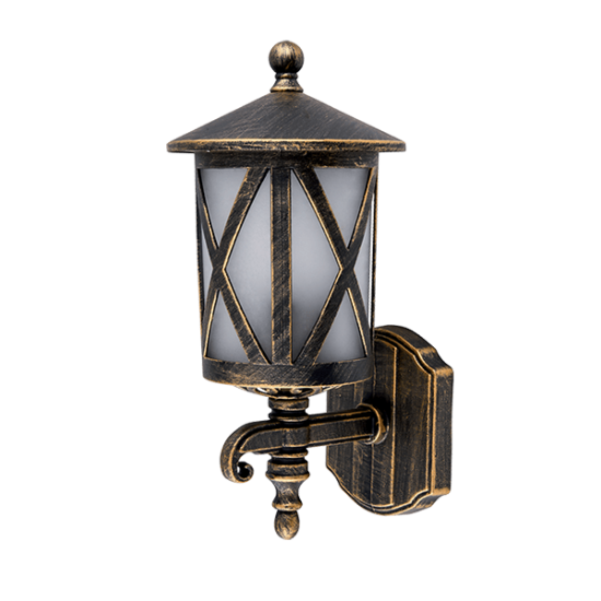 ERIK 101 LANTERN UPWARD 1XE27 IP44 ANTIQUES BRASS