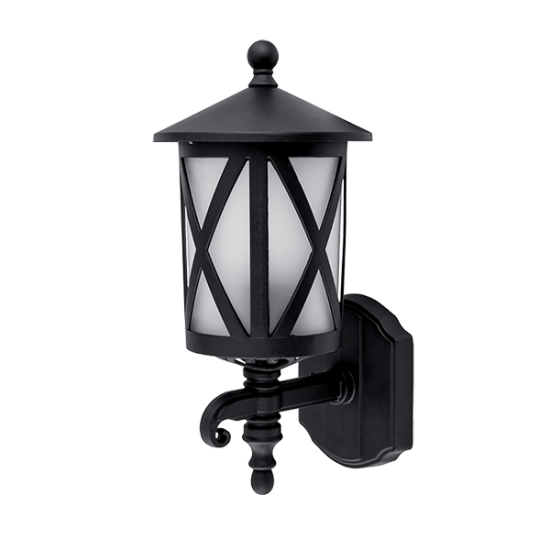 ERIK 101 LANTERN UPWARD 1XE27 IP44 MATT BLACK 