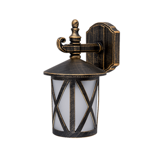 ERIK 102 LANTERN DOWN 1XE27 IP44 ANTIQUES BRASS