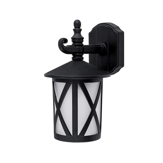 ERIK 102 LANTERN DOWN 1XE27 IP44 MATT BLACK 