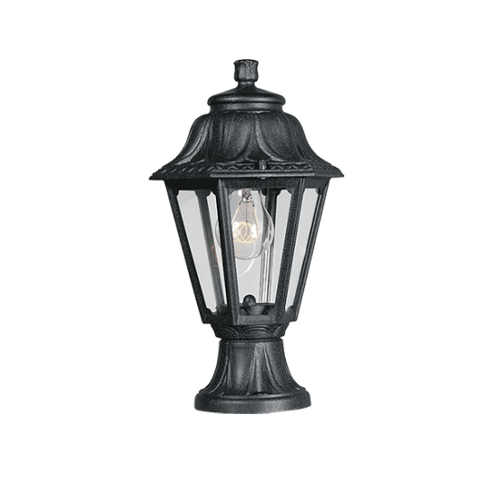 ANNA 120 LANTERN STAND 1XE27 H385mm IP55 BLACK