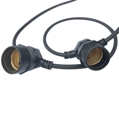 CABLE WITH LAMPHOLDERS 15XE27 5m IP44 CABLE WITH LAMPHOLDERS 15XE27 5m IP44