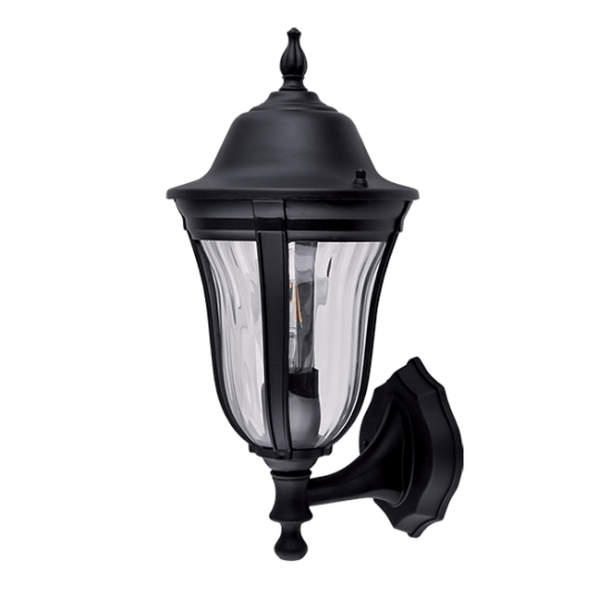 MARK 201 LANTERN UPWARD 1XE27 IP44 MATT BLACK 