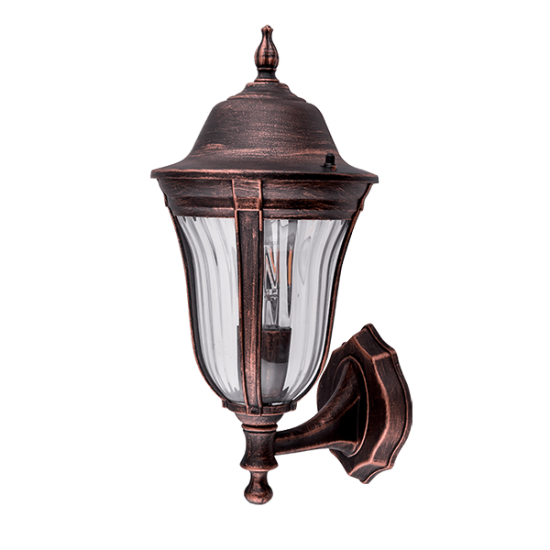 MARK 201 LANTERN UPWARD 1XE27 IP44 ANTIQUE COPPER 