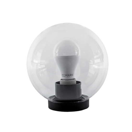 PMMA CLEAR D200 WITH LED LAMP PEAR A60 18W E27 4000K IP65 