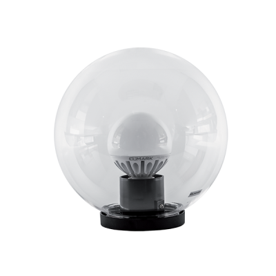 PMMA CLEAR D250 WITH LED LAMP GLOBE G95 20W E27 4000K IP65