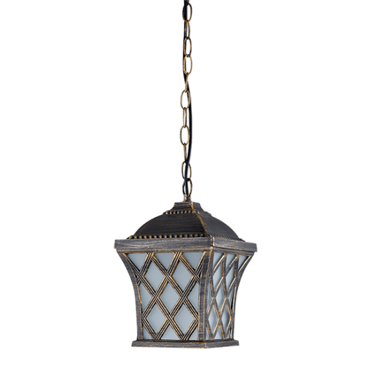 JOSH 403 LANTERN HANGING 1XE27 IP44 ANTIQUES BRASS