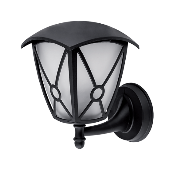 NICK 501 LANTERN UPWARD 1XE27 IP44 MATT BLACK 