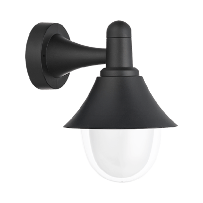 ΑΠΛΙΚΑ 1XE27 BLACK IP44  ΑΠΛΙΚΑ 1XE27 BLACK IP44