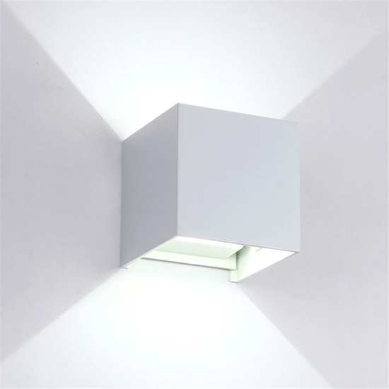 969 LED WALL LIGHT SQUARE 2X5W 4000K IP54 WHITE