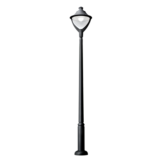 BEPPE LED GARDEN FIXTURE 50W 4000K 3065mm IP65 BLACK