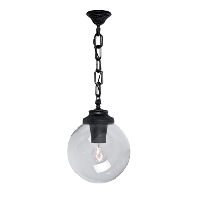GLOBE 250 GARDEN HANGING LAMP 1XE27 IP55 BLACK GLOBE 250 GARDEN HANGING LAMP 1XE27 IP55 BLACK
