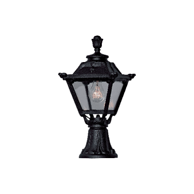 GOLIA GARDEN FIXTURE 1XE27 H470 IP55 BLACK