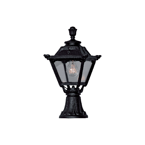 GOLIA GARDEN FIXTURE 1XE27 H470 IP55 BLACK