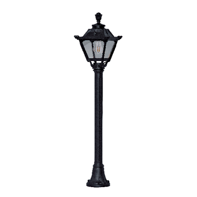 GOLIA LED GARDEN FIXTURE 8W 4000K H1100 IP55 BLACK