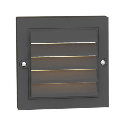 LED ΑΠΛΙΚΑ 6W 4000K IP65 BLACK GRF304  LED ΑΠΛΙΚΑ 6W 4000K IP65 BLACK GRF304