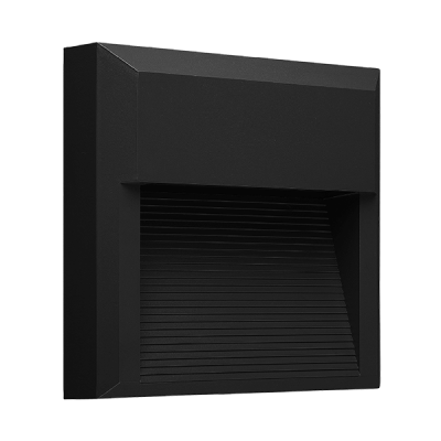 LED ΑΠΛΙΚΑ 8W 4000K IP65 BLACK GRF310  LED ΑΠΛΙΚΑ 8W 4000K IP65 BLACK GRF310