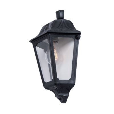 IESSE WALL HALF LATERN 1XE27 IP55 BLACK IESSE WALL HALF LATERN 1XE27 IP55 BLACK