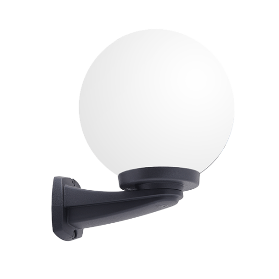 NARDO 250 GARDEN WALL LAMP 1XE27 IP55 BLACK