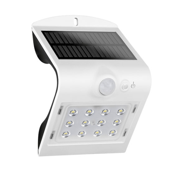 SOLAR LED WALL LIGHT WITH SENSOR 1,5W IP54