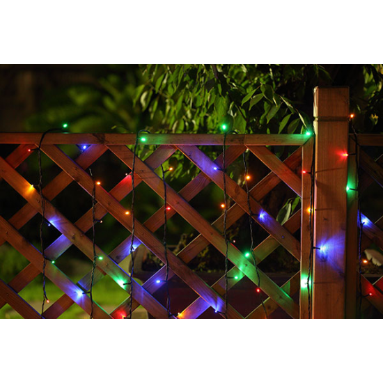 SOLAR LED STRING LIGHT 0.5W 25PCS. RGBY