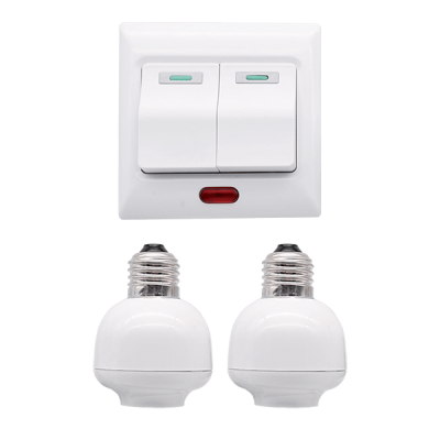 RF REMOTE CONTROL SWITCH TWO CHANNELS +2XE27