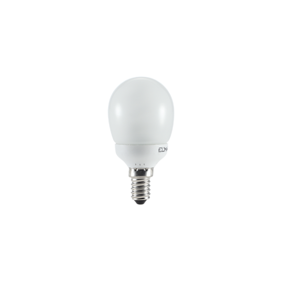 COMPACT FLUORESCENT LAMP G45 7W E14 2700K