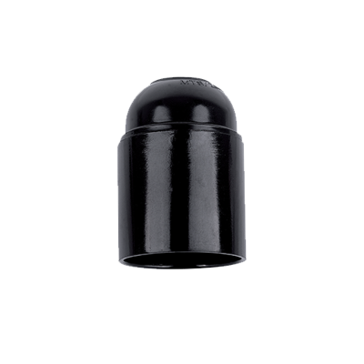 LAMP HOLDER HANGING BAKELITE E27 BLACK