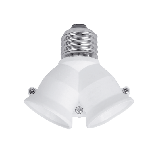 LAMP ADAPTER E27 TO 2XE27