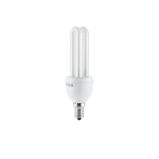 COMPACT FLUORESCENT LAMP 2U 9W E14 2700K