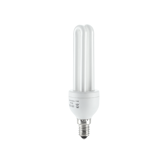 COMPACT FLUORESCENT LAMP 2U 11W E14 2700K