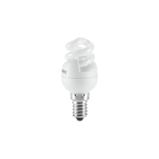 COMPACT FLUORESCENT LAMP SPIRAL D2 E14 5W 2700K