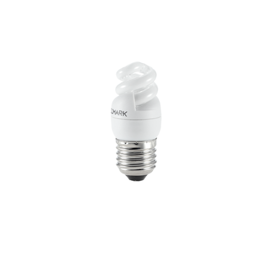 COMPACT FLUORESCENT LAMP SPIRAL D2 E27 5W 2700K