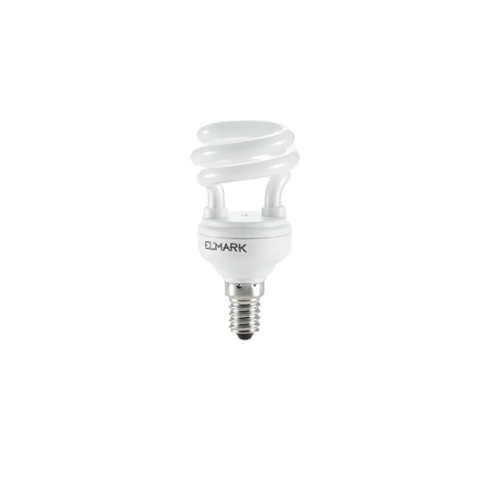 COMPACT FLUORESCENT LAMP HALF SPIRAL T2 9W E14 4000K