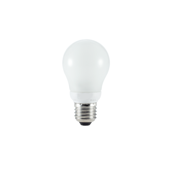 COMPACT FLUORESCENT LAMP PEAR 9W E27 2700K