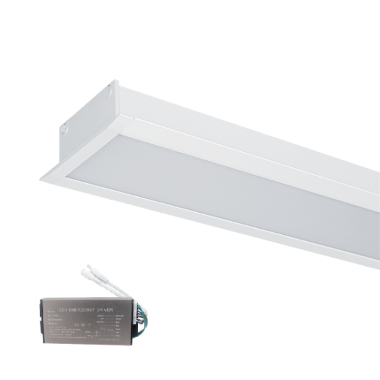 HIGH POWER LED PROFILE RECESSED S48 40W 4000K WHITE +ЕМ