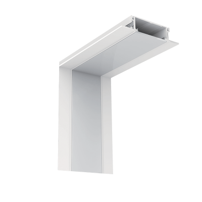 INSIDE CORNER FOR LED PROFILES RECESSED S48 WHITE INSIDE CORNER FOR LED PROFILES RECESSED S48 WHITE