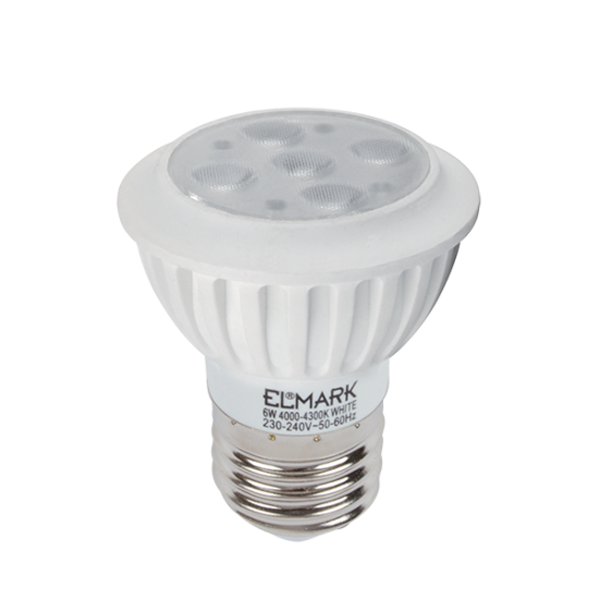 LED LAMP HIGH POWER PAR16 6W E27 230V 4000K