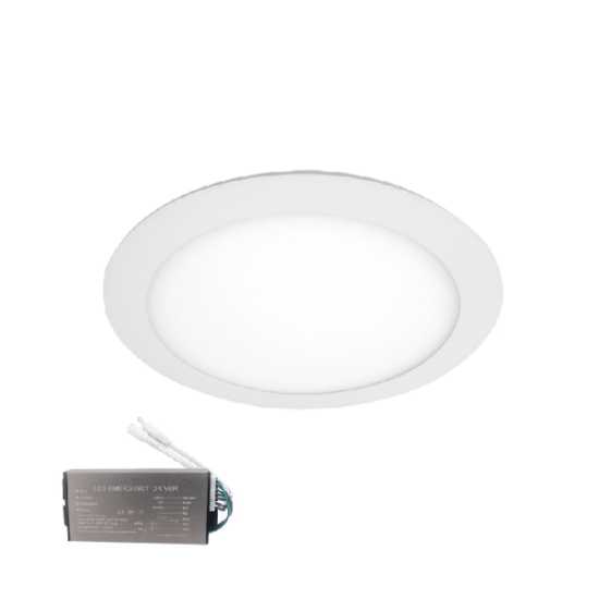 LED PANEL ROUND 10W 6500K IP65+EM