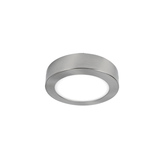 LED PANEL ROUND SURFACE MOUNT 13W 2700-3000K D170 SATIN NICKEL