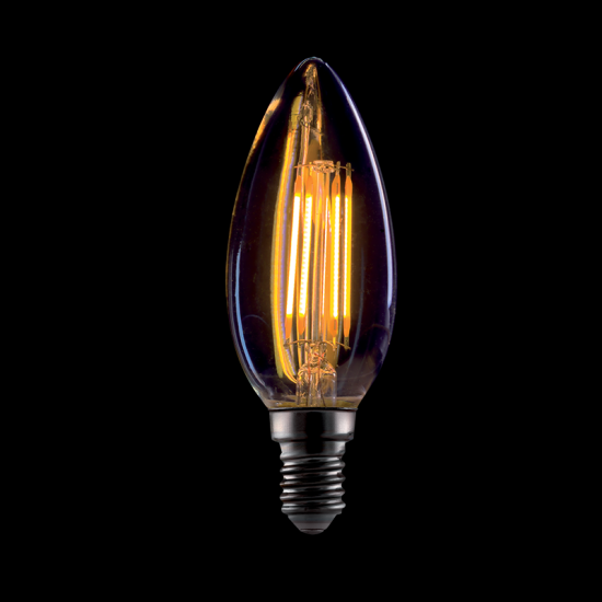 DIMMABLE LED VINTAGE LAMP C37 4W E14 2800-3200K